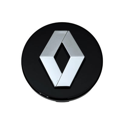 Set 4 Capace Jante Renault Negru