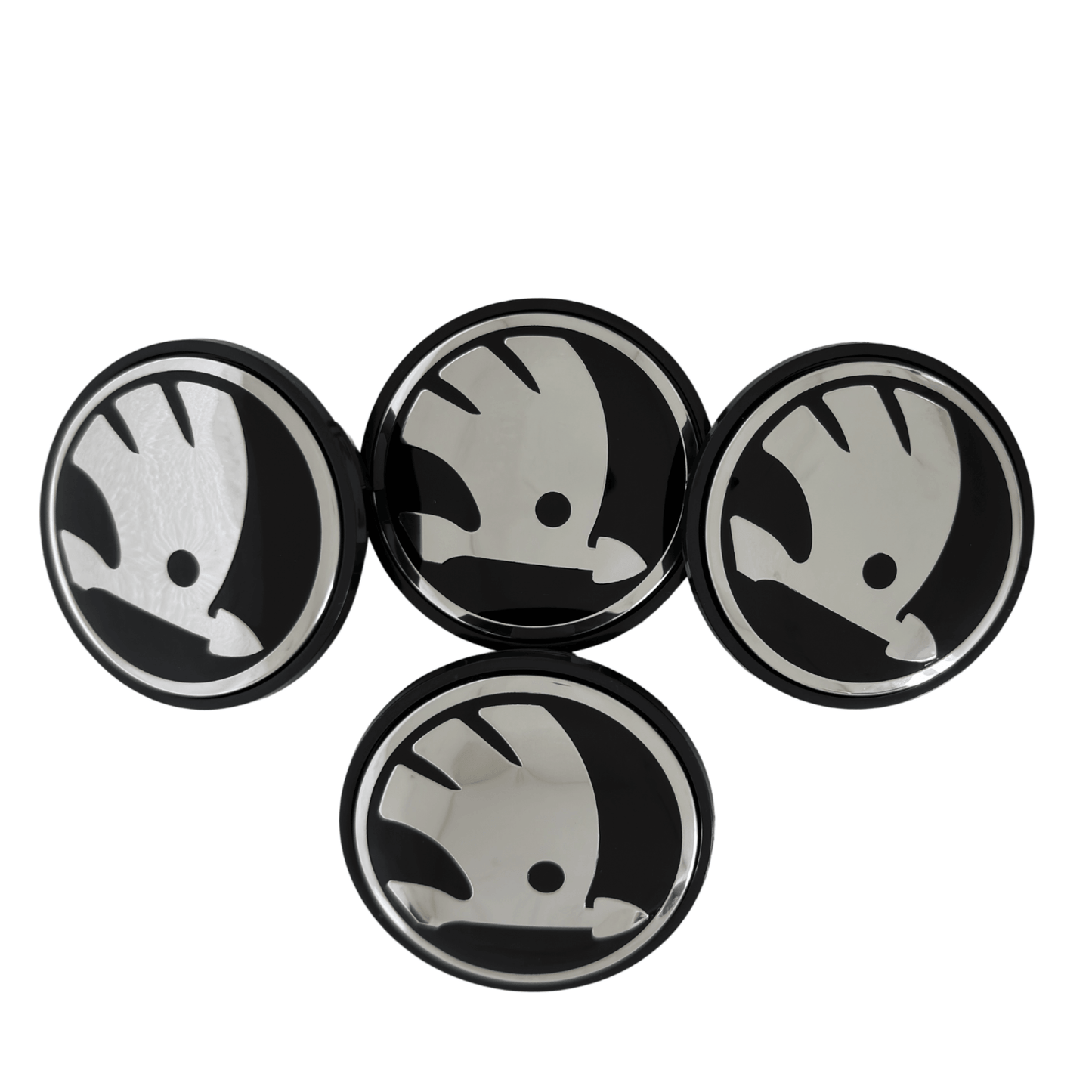 Set 4 Capace Jante Skoda – 65mm, Negru