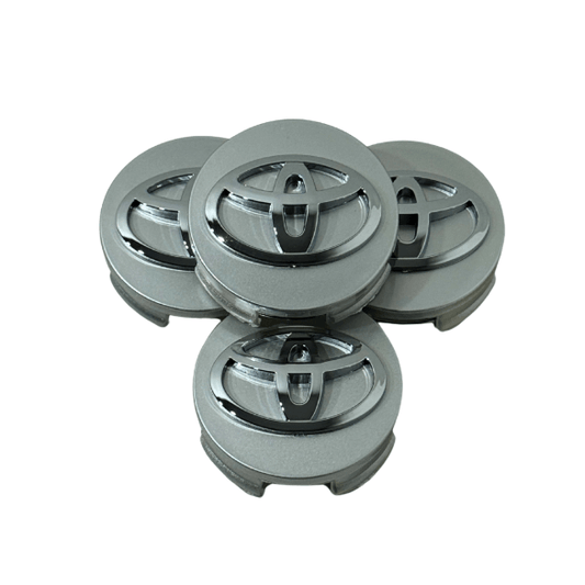 Set 4 Capace Jante Toyota – 62mm, Gri