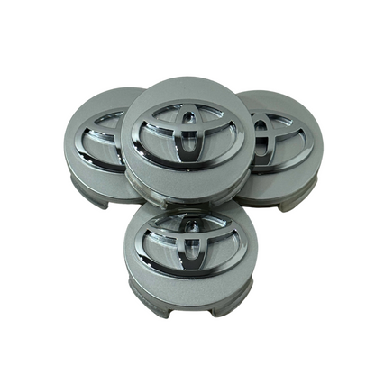 Set 4 Capace Jante Toyota – 62mm, Gri