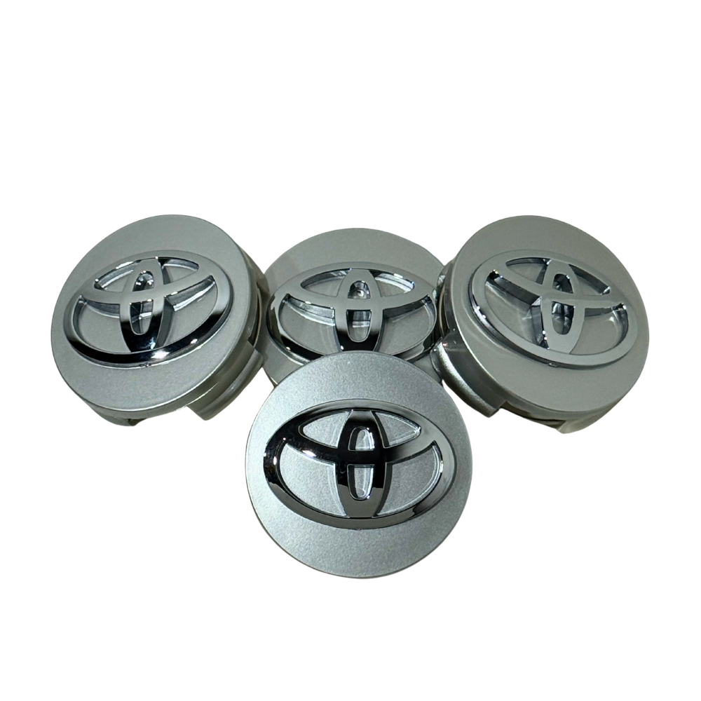 Set 4 Capace Jante Toyota – 62mm, Gri
