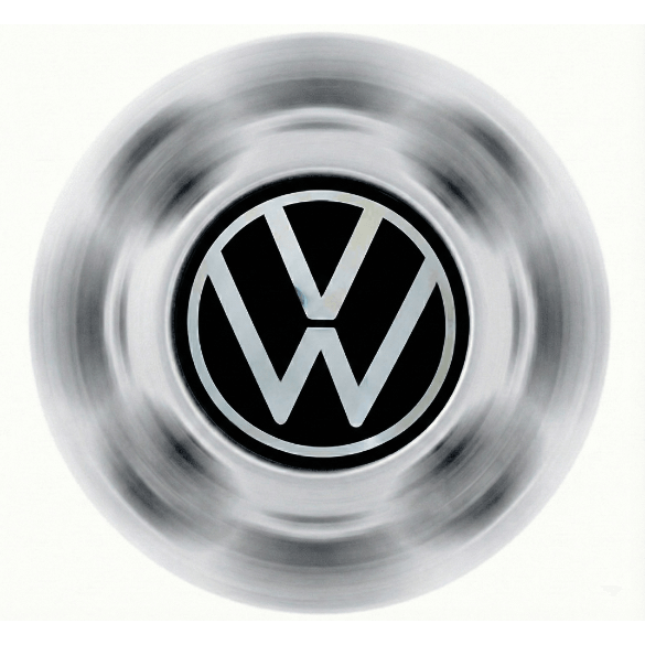 Set 4 Capace Jante VW Rotative – 65mm, Negru