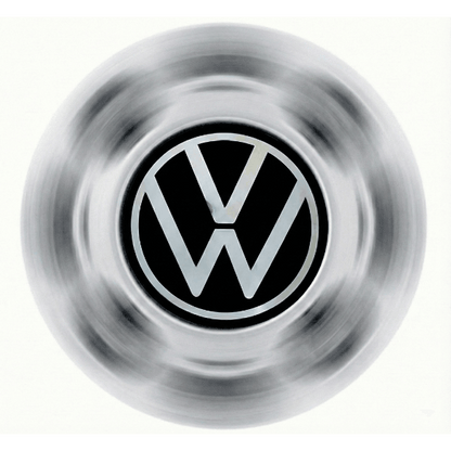 Set 4 Capace Jante VW Rotative – 65mm, Negru