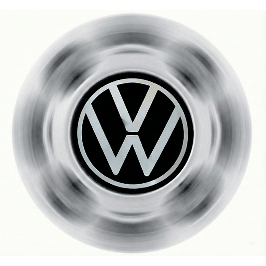 Set 4 Capace Jante VW Rotative – 65mm, Negru