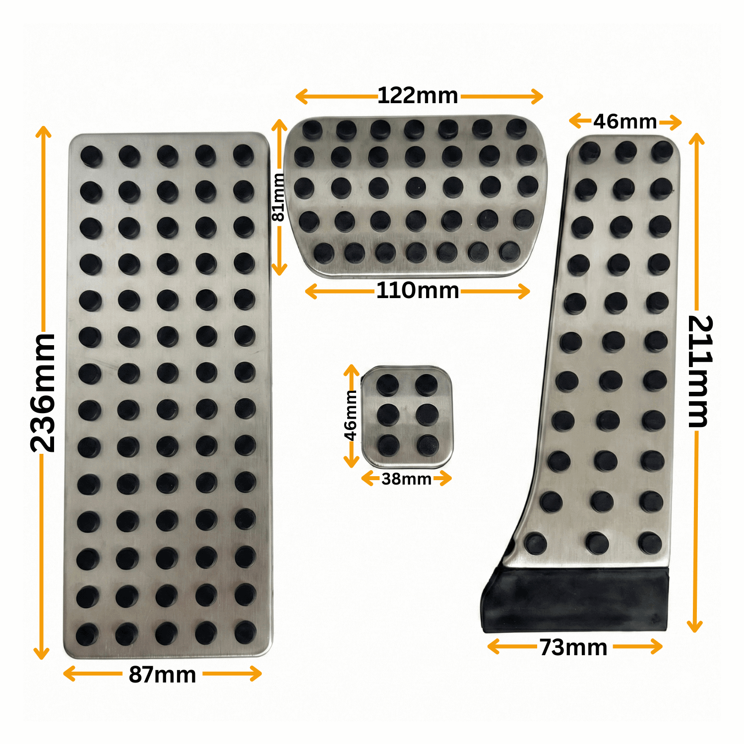 Set 4 Pedale Mercedes AMG W204 W211 W212 W203 – Cutie Automată