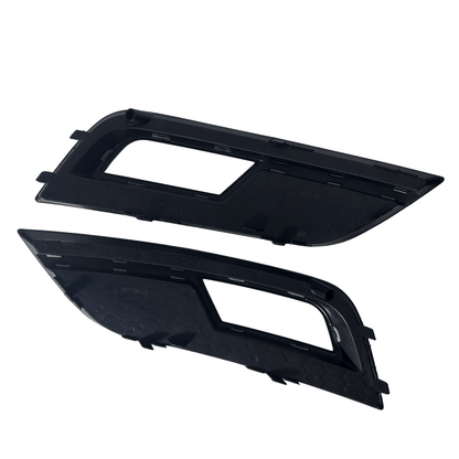 Set Grila Proiector Audi A4 B8.5 Tip Fagure, Negru Lucios