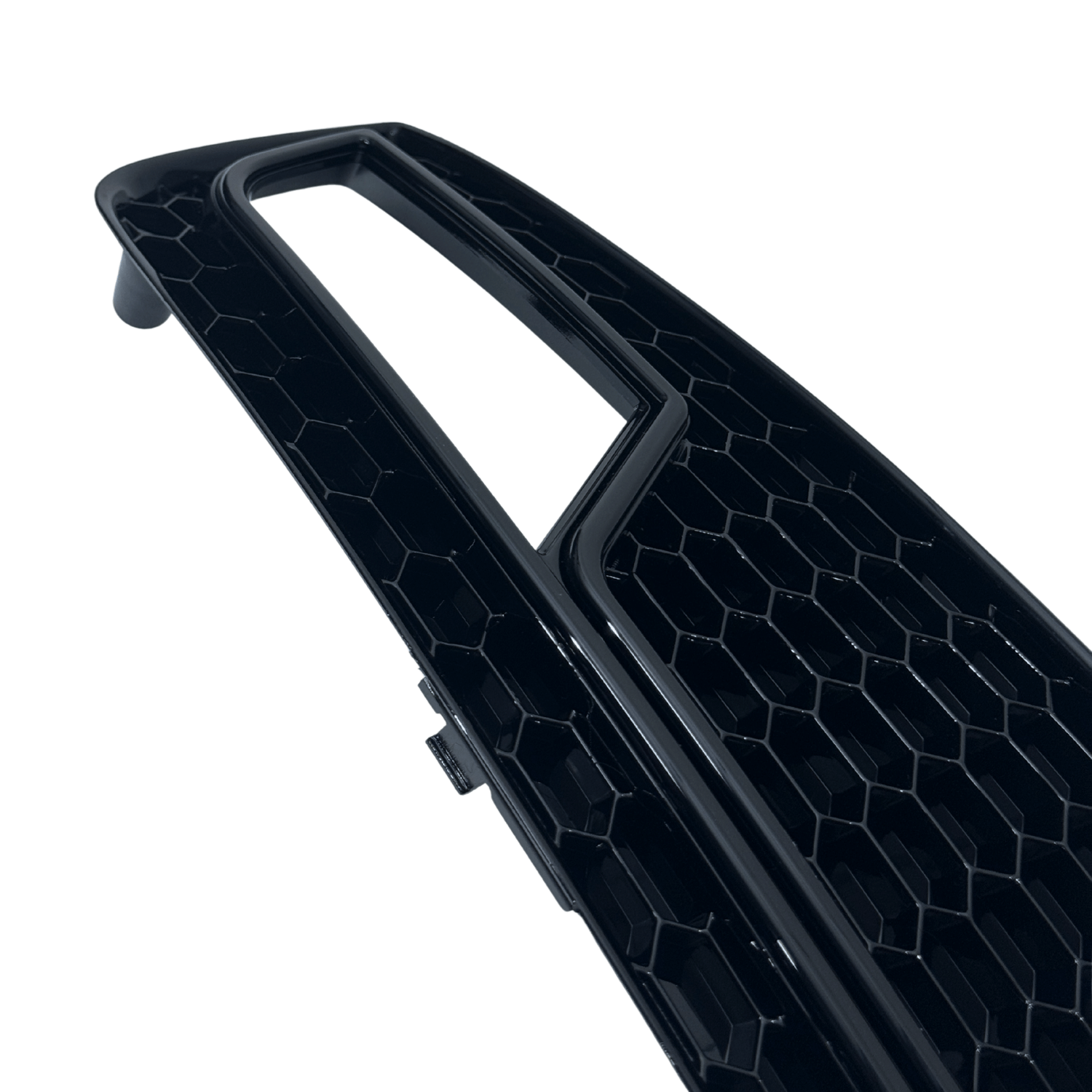 Set Grila Proiector Audi A4 B8.5 Tip Fagure, Negru Lucios