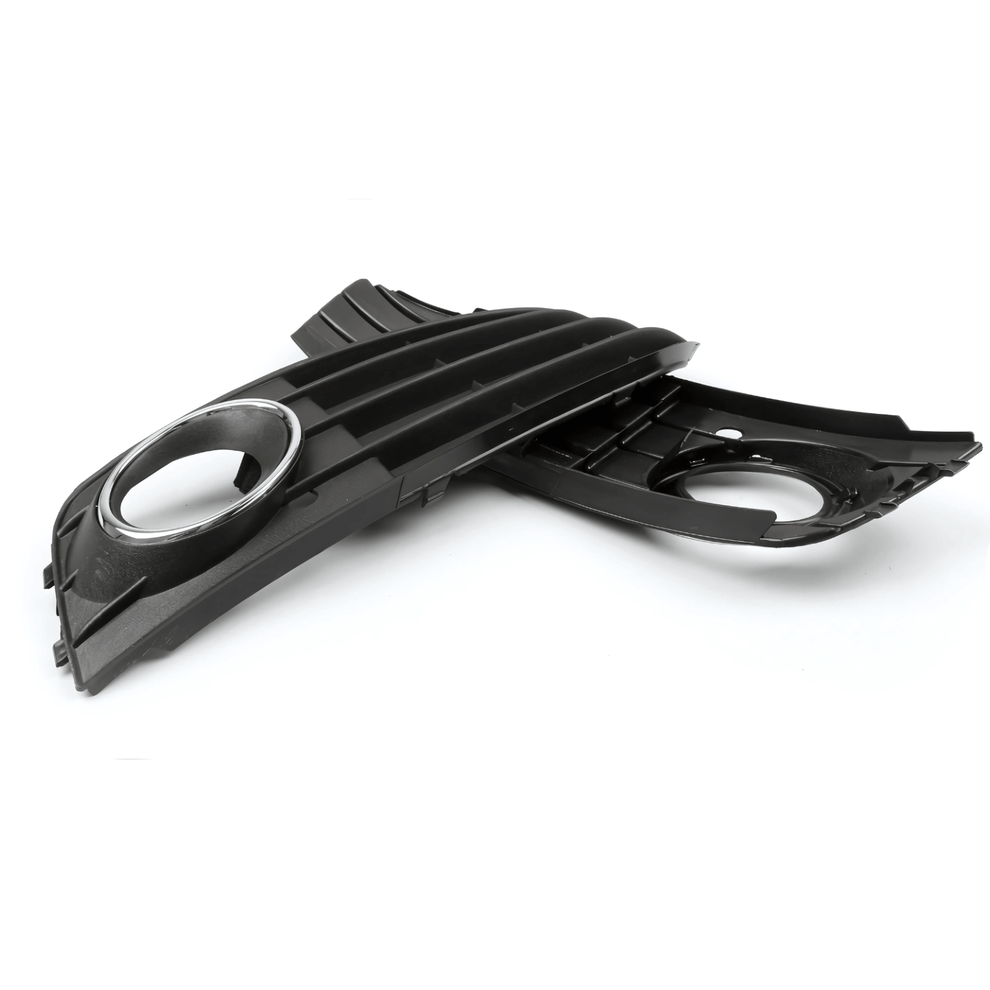 Set Grila Proiector Audi A4 B8 Design S-Line, Negru Mat