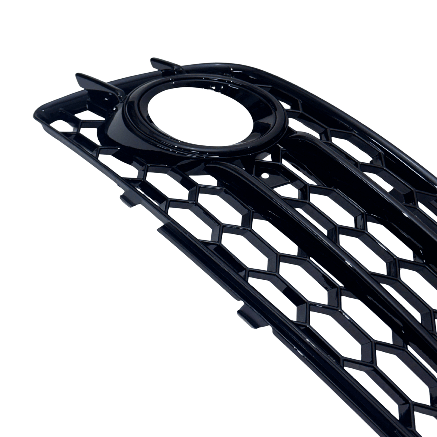 Set Grila Proiector Audi A4 B8 S-Line Tip Fagure, Negru Lucios