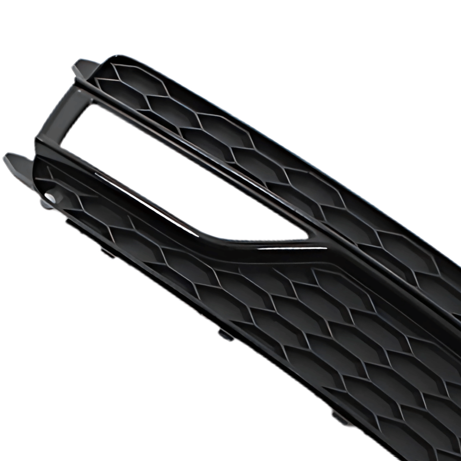 Set Grila Proiector Audi A5 B8.5 S-Line Tip Fagure, Negru Lucios