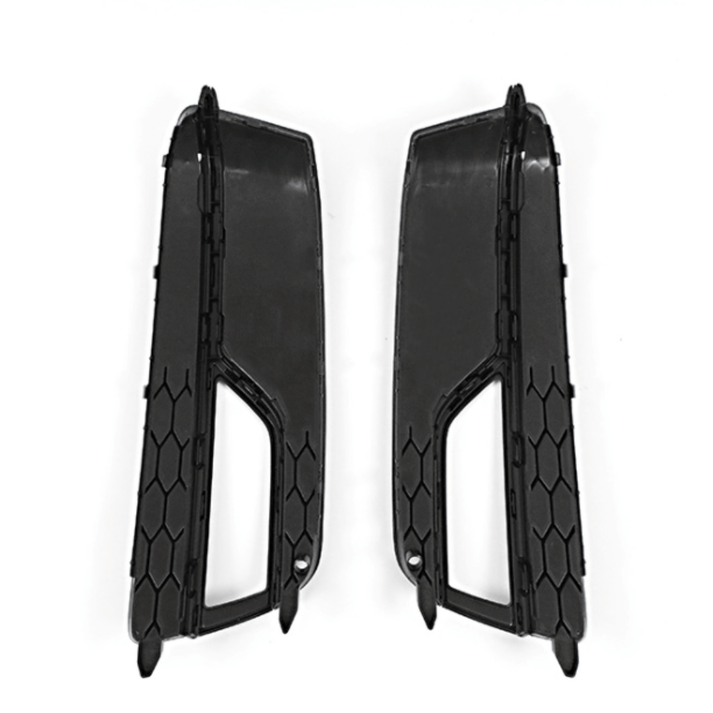 Set Grila Proiector Audi A5 B8.5 S-Line Tip Fagure, Negru Lucios