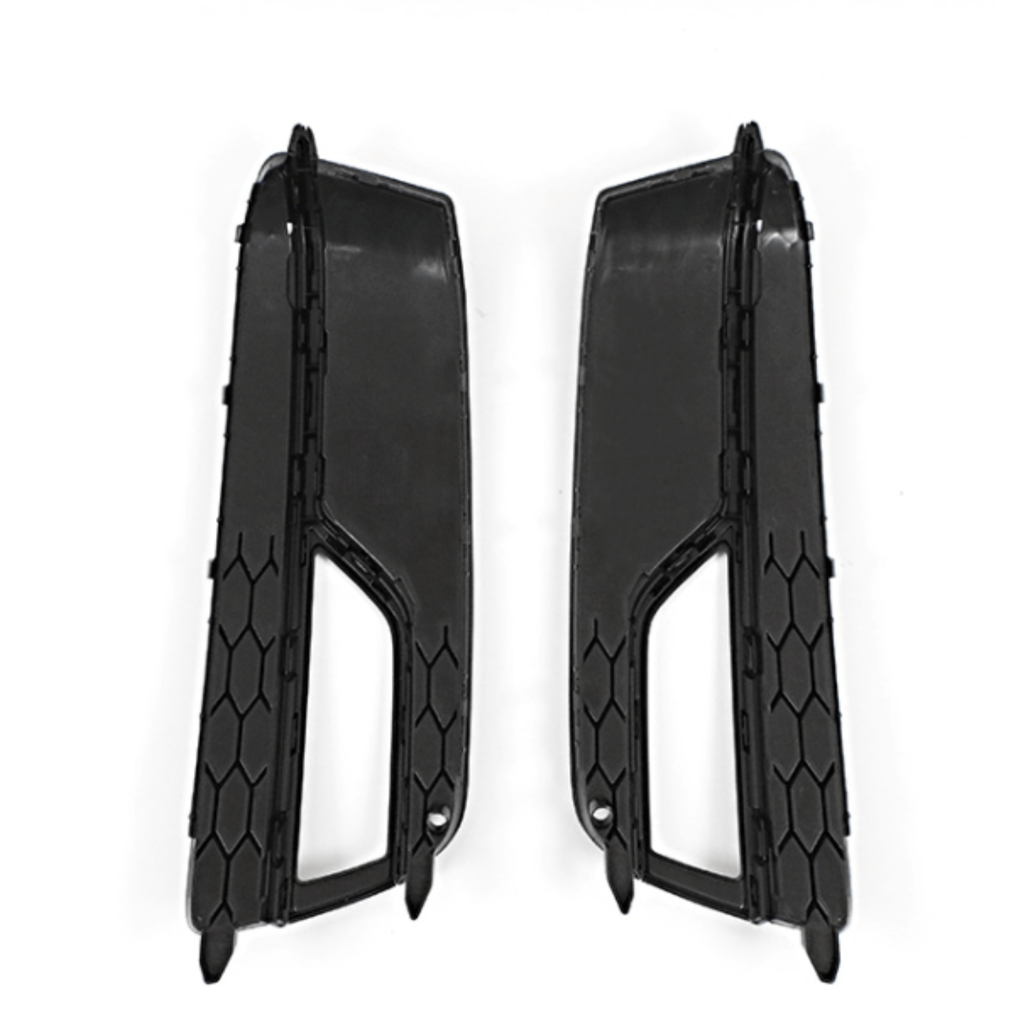 Set Grila Proiector Audi A5 B8.5 S-Line Tip Fagure, Negru Lucios
