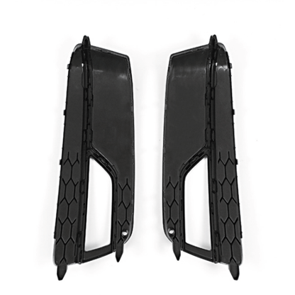 Set Grila Proiector Audi A5 B8.5 S-Line Tip Fagure, Negru Lucios