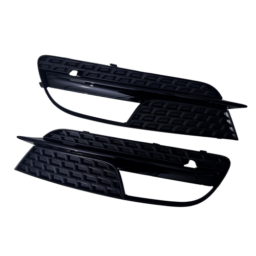 Set Grila Proiector Audi A5 B8.5 Tip Fagure, Negru Lucios