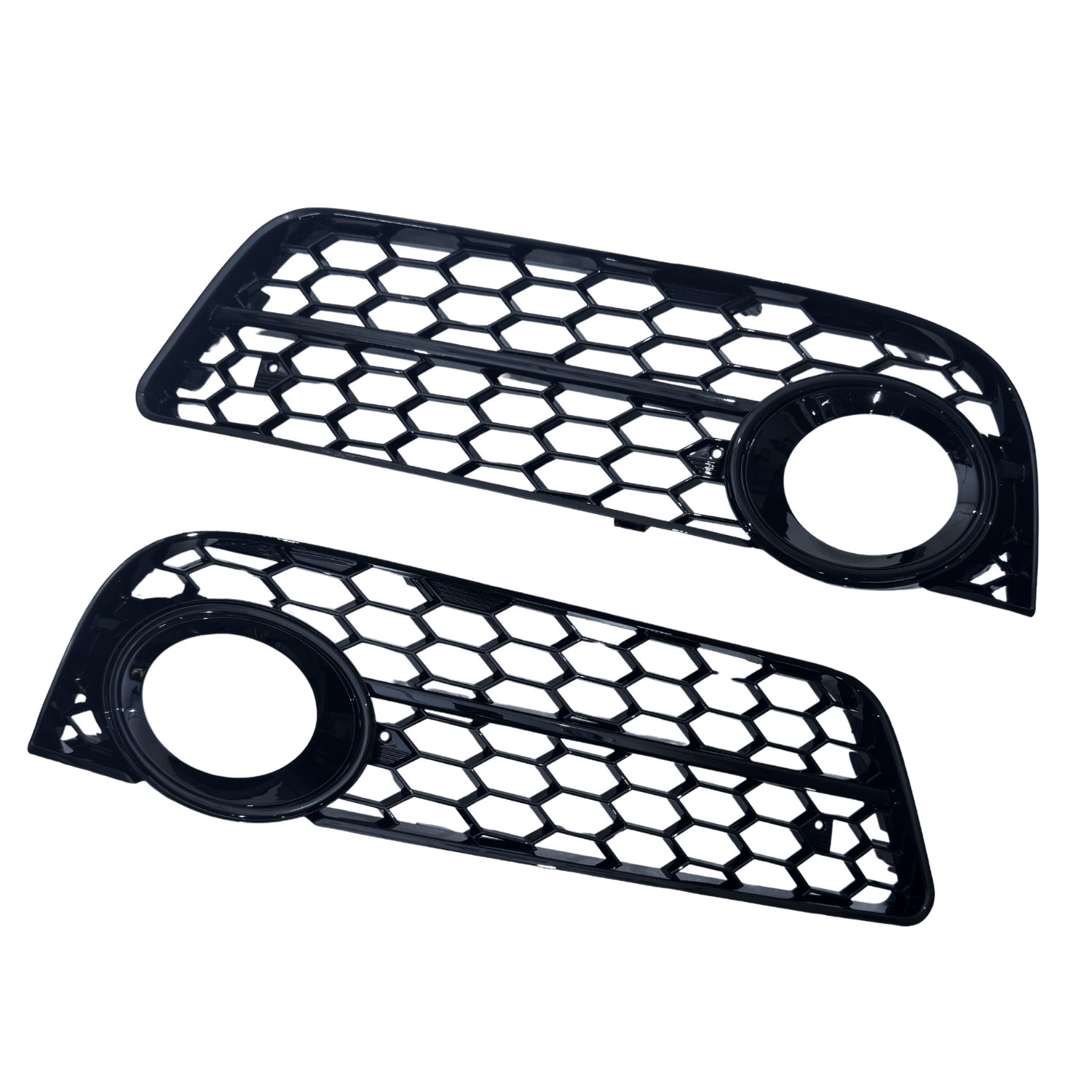 Set Grila Proiector Audi A5 B8 Tip Fagure, Negru Lucios