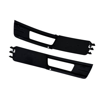 Set Grila Proiector Audi A6 C6 Design S-Line, Negru Mat