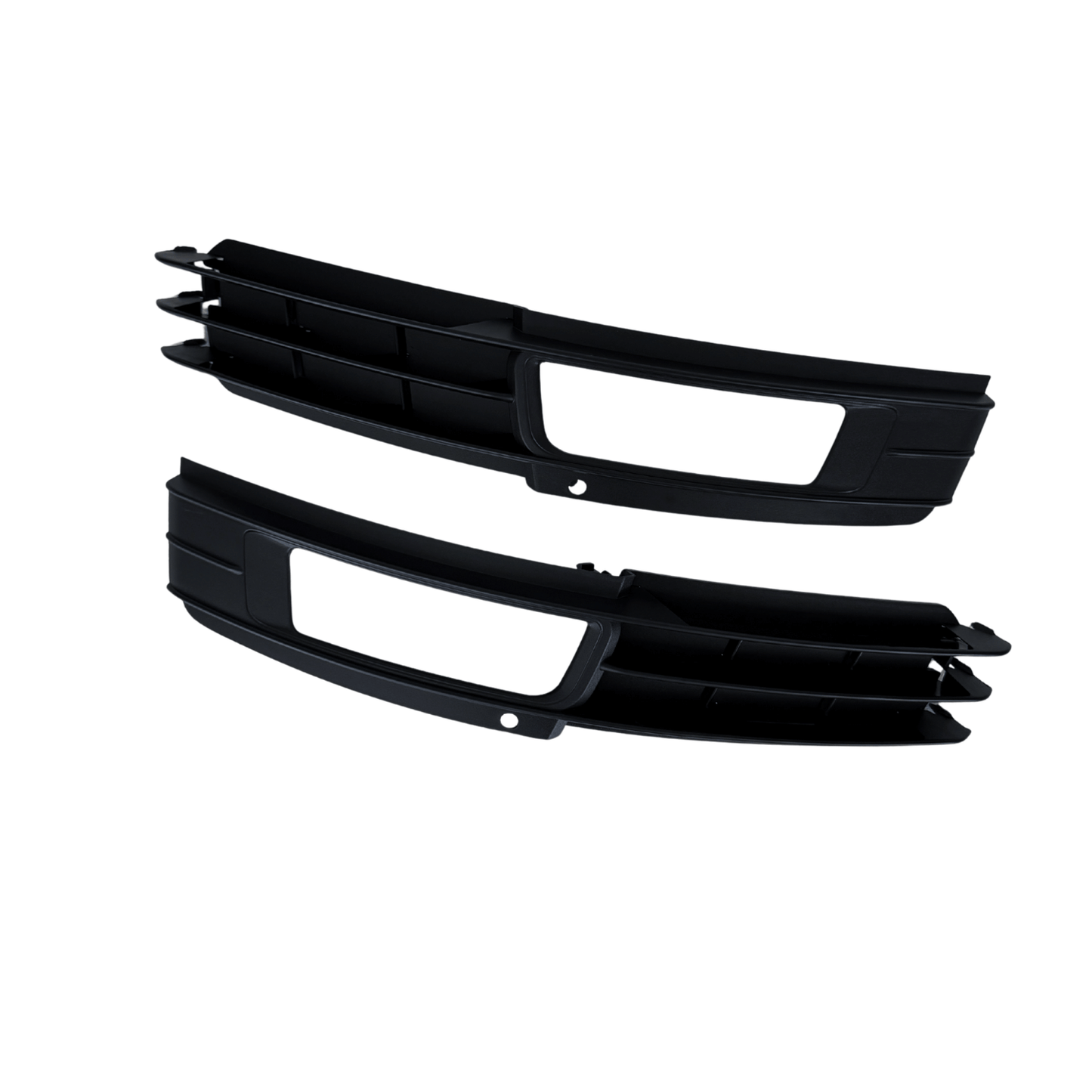 Set Grila Proiector Audi A6 C6 Design Standard, Negru Mat