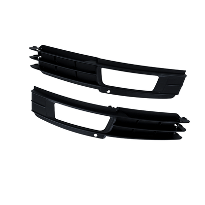 Set Grila Proiector Audi A6 C6 Design Standard, Negru Mat
