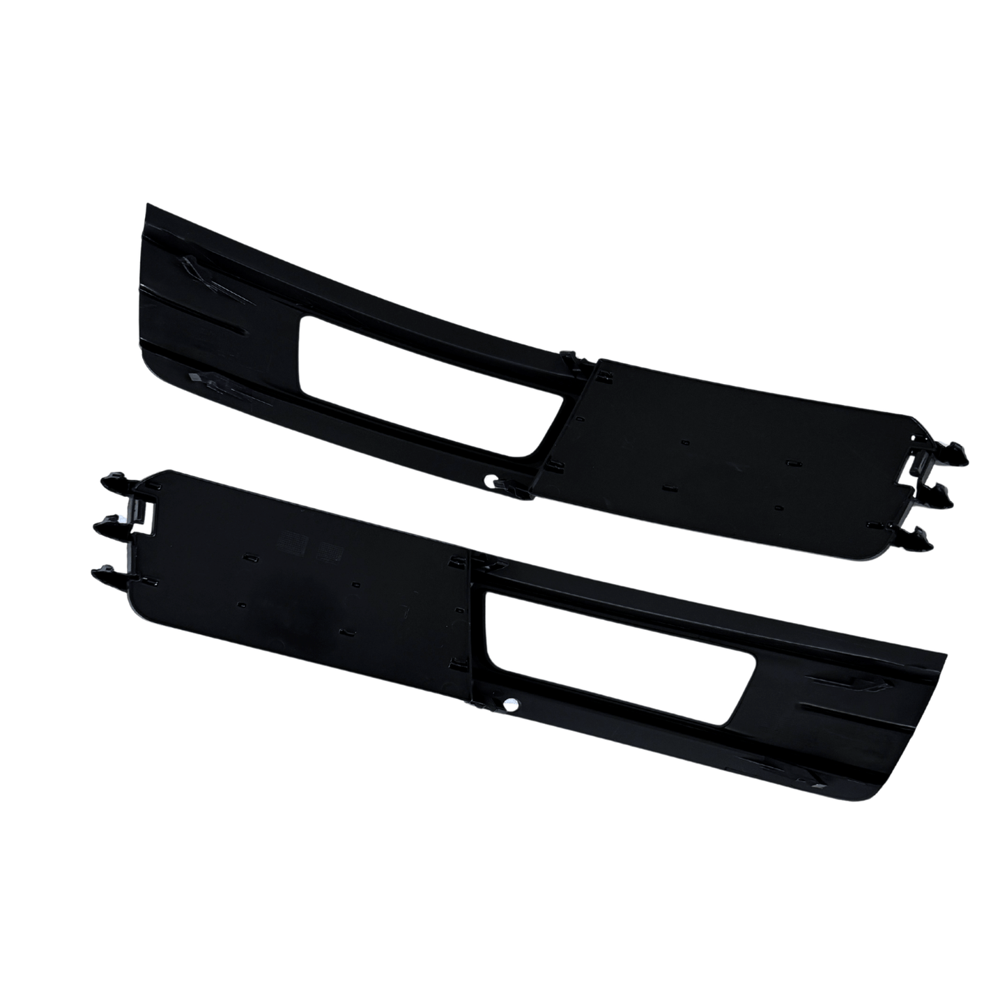 Set Grila Proiector Audi A6 C6 Design Standard, Negru Mat