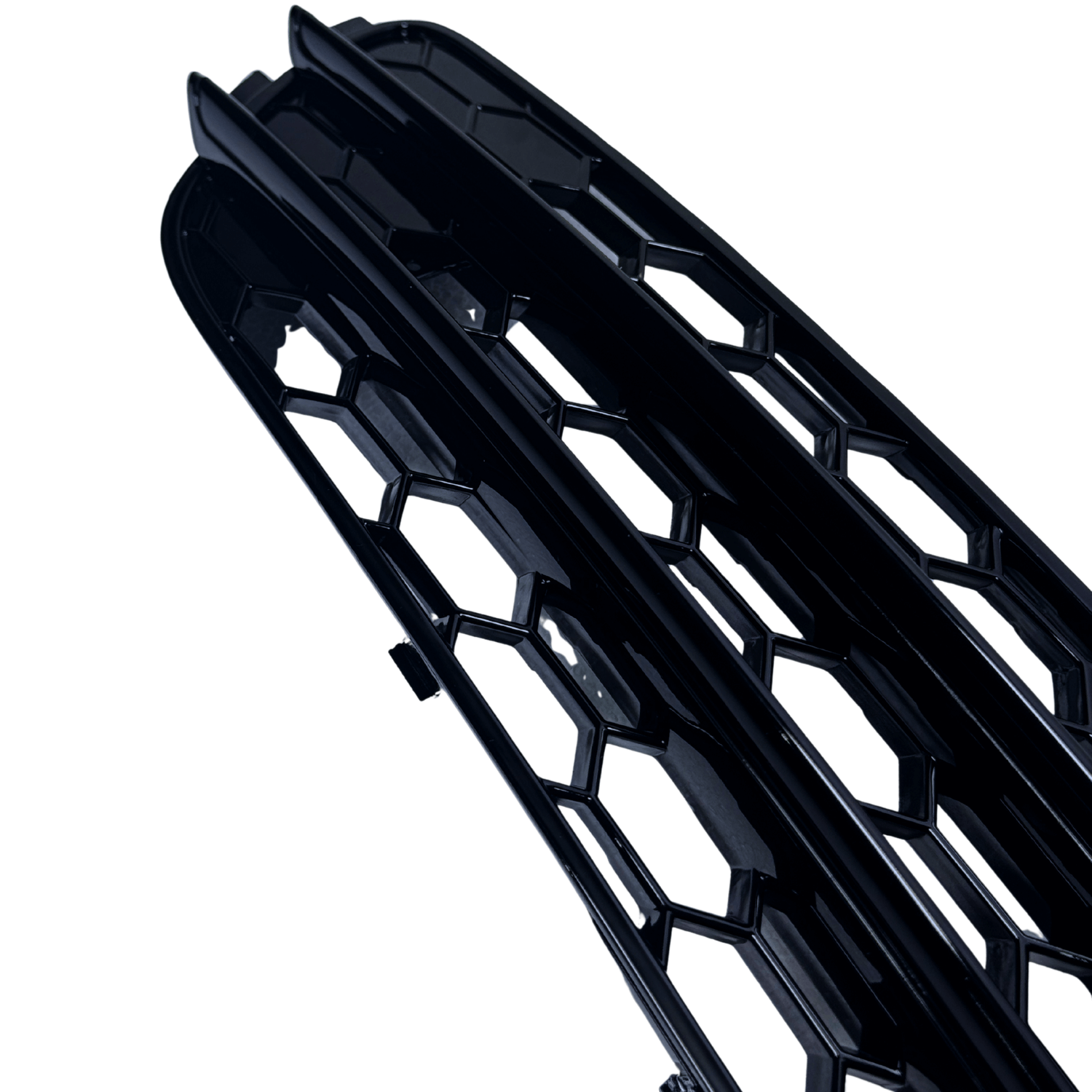 Set Grila Proiector Audi A6 C7 Tip Fagure, Negru Lucios