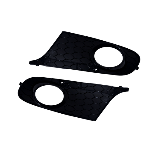 Set Grila Proiector VW Golf 6 Design Fagure, Negru Lucios