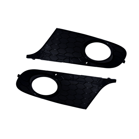 Set Grila Proiector VW Golf 6 Design Fagure, Negru Lucios