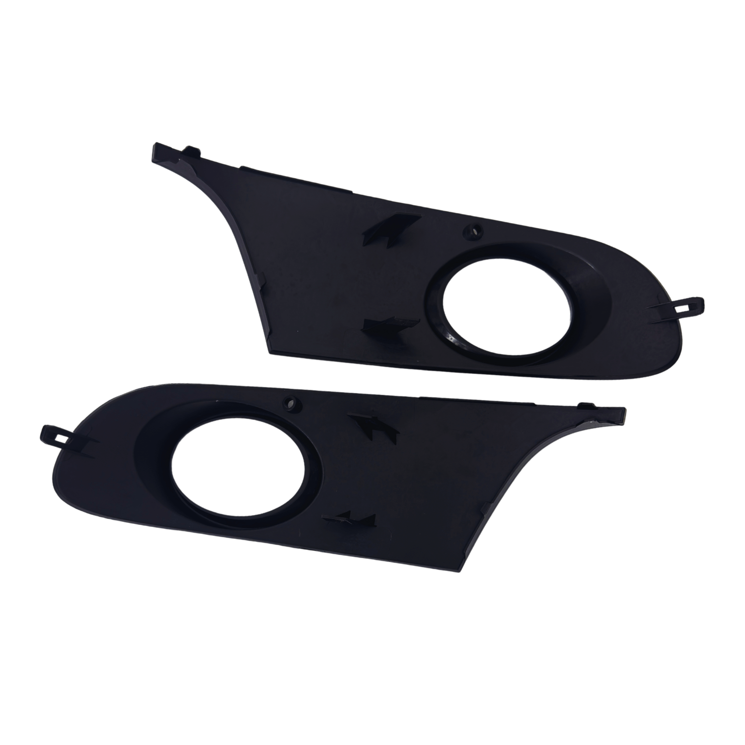 Set Grila Proiector VW Golf 6 Design Fagure, Negru Lucios