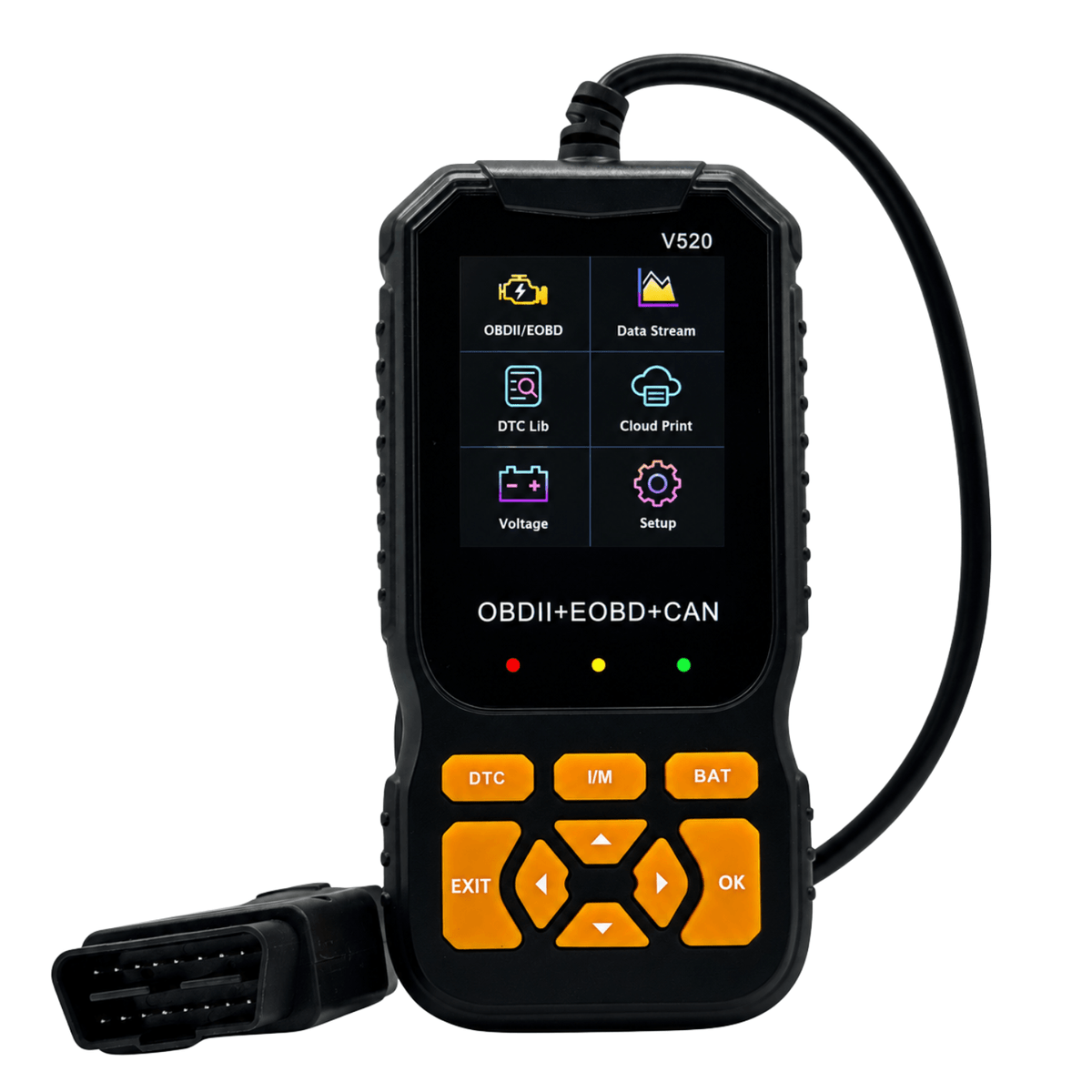 Tester diagnoză auto OBD2 V520 – Citire și ștergere erori motor