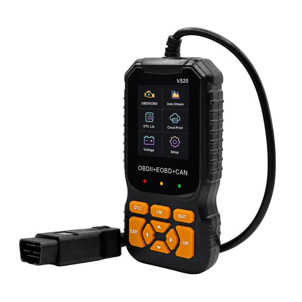 Tester diagnoză auto OBD2 V520 – Citire și ștergere erori motor